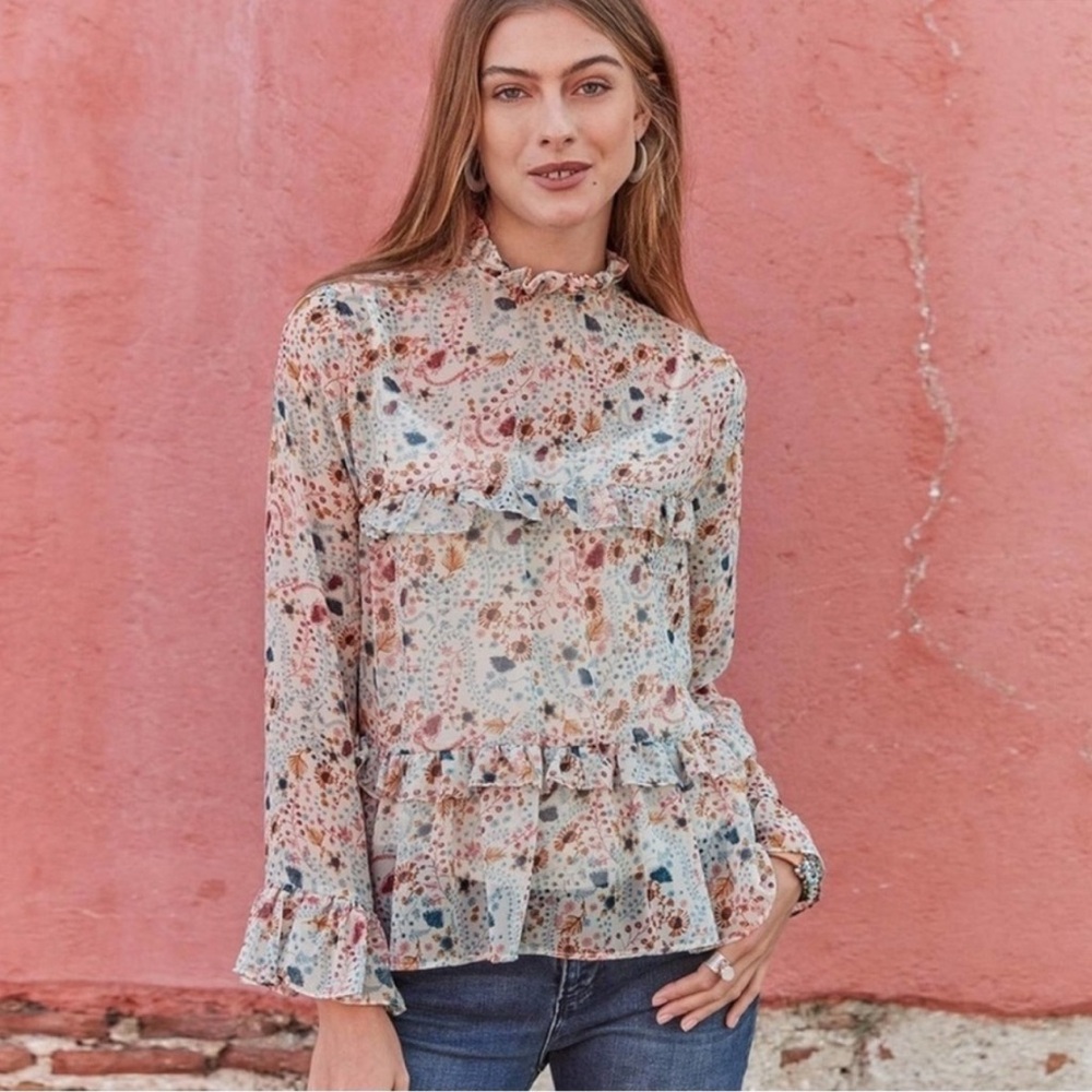 Sundance Celina Tiered Peasant Blouse